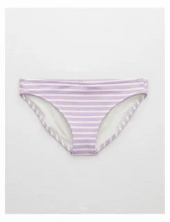 Aerie Ribbed Bikini Bottom, Lavender Aerie for American Eagl
