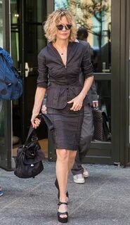 MEG RYAN Leaves Crosby Hotel in New York 06/06/2016 - HawtCe