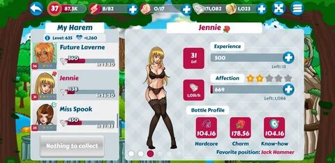 Cant Level up Jennie - Bug Reporting - Hentai Heroes