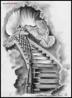 Stairways to Heaven Heaven tattoos, Stairs to heaven tattoo,