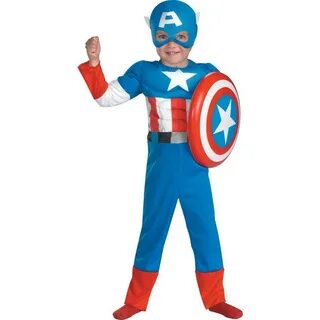 Captain America Muscle Toddler Costume - Halloween Costume I