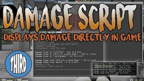 How to Display Damage Directly in Game CS:GO Tutorial - YouT