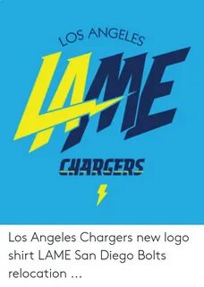 OS ANGELES ME CHARCERS Los Angeles Chargers New Logo Shirt L