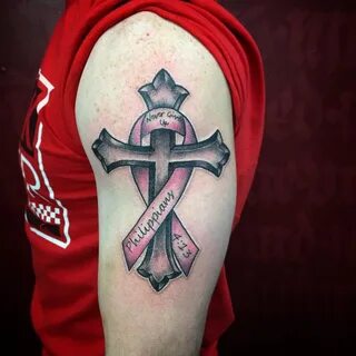 Cross Cancer Ribbon Tattoo * Half Sleeve Tattoo Site