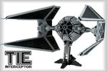 MOC TIE Interceptor v2 - LEGO Star Wars - Eurobricks Forums