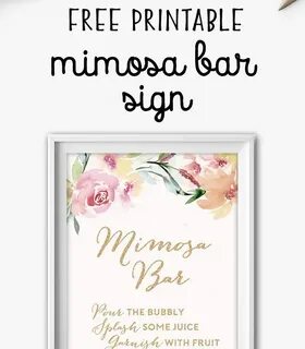 Bubbly Bar Sign 8x10 Bar SIgn INSTANT DOWNLOAD Bubbly Sign M