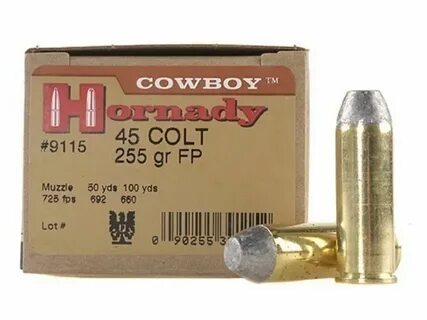 Hornady Frontier Ammo 45 Colt (Long Colt) 255 Grain Lead Fla