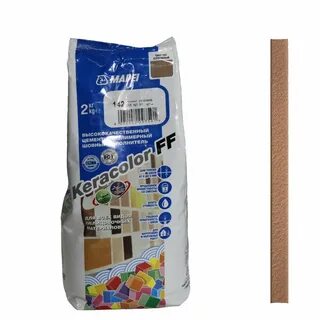 Затирка Mapei Keracolor FF № 142 коричневая 2 кг купить по н