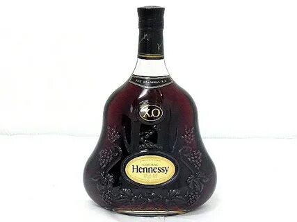 Hennessy XO бренди 1000ml 1.00l чёрный колпак прозрачный бут