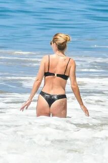 ROSIE HUNTINGTON-WHITELEY in Bikini at a Beach in Malibu 06/