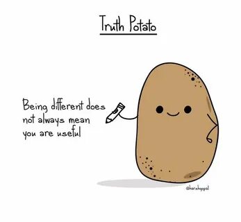 30 Bitter Truths By Truth Potato Potato meme, Cute potato, P