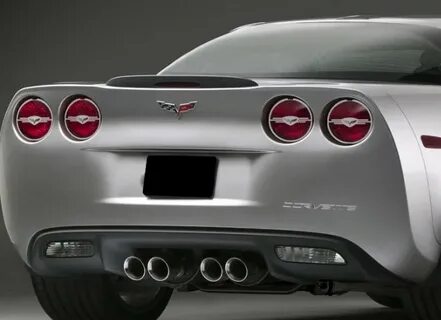 C6 Corvette Stainless Steel Taillight Trim Kit - RPIDesigns.