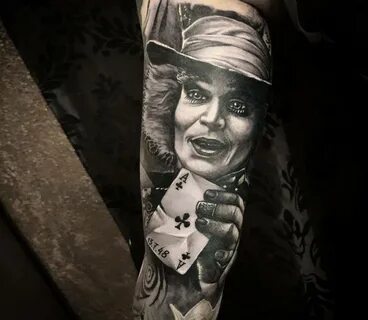 The Mad Hatter tattoo by Kevin Saxler Photo 23286