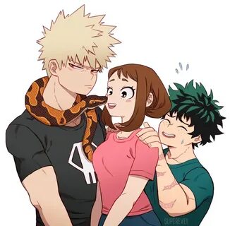 artist: Superevey tags: #uraraka_ochako #bakugou_katsuki #ka