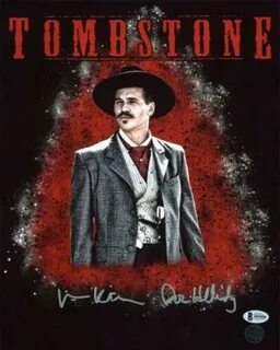 Autographs-Reprints Photographs VAL KILMER Tombstone Doc Hol