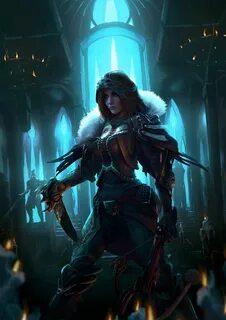 Rogue, Elias Vihma Fantasy art warrior, Fantasy art women, F
