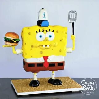 Spongebob Wedding Cake / Spongebob Square Cake Faerie Kakes 