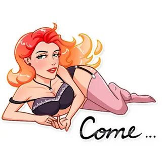 Sexy telegram stickers 👉 👌 Sticker telegram sexy 🔥 Cтикеры телеграм Girl in Love