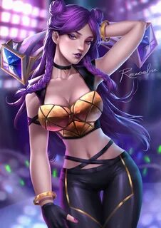 K/DA Kai’Sa Wallpapers & Fan Arts League Of Legends LoL Stat