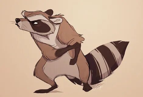 Ritwell auf Twitter: "angry little raccoon dude ready to kic