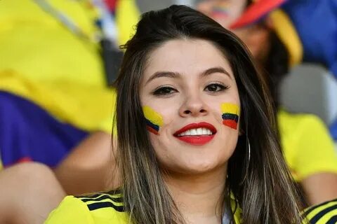 HOT & Sexy Beauty! Fans during South Korea vs Sweden 12th . 