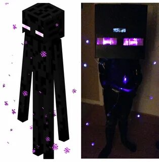 DIY: Create your own Minecraft Enderman Costume Minecraft ha