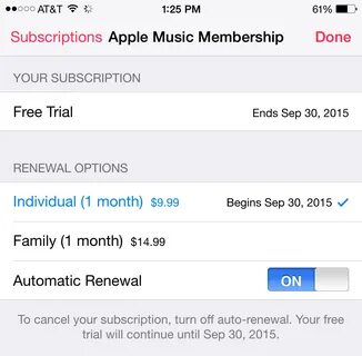 How To Turn Off Itunes Auto Renewal Subscriptions