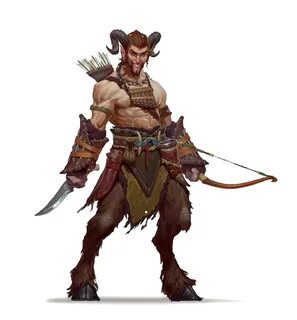 Satyr Fey - Pathfinder PFRPG DND D&D 3.5 5E 5th ed d20 fanta