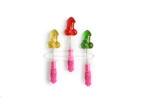 Source 2019 Light Up lollipop Penis Candy rose candy breast 