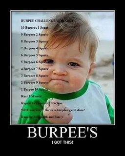 Burpees Burpee challenge, Workout challenge, Fun workouts