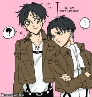 Levi Rivaille: 160cm , 30years old Eren Jaeger: 170cm , 15ye