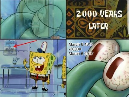 Today's the Day! Sleeping Squidward Know Your Meme