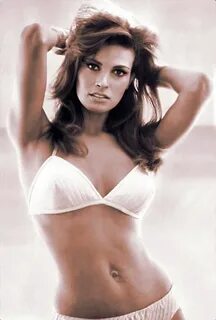 Raquel Welch, white bikini, 1970s Raquel welch, Raquel, Rach