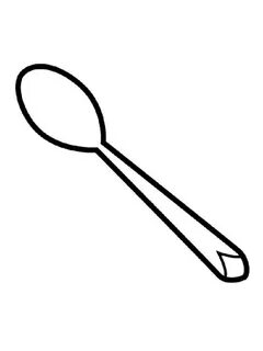 Spoon coloring pages. Free Printable Spoon coloring pages.
