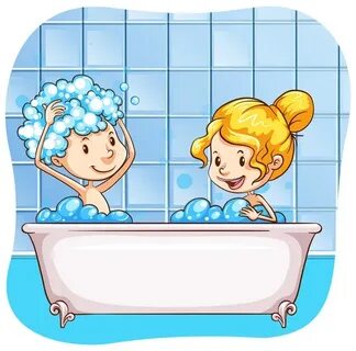 Bubble bath illustration Vector Art Stock Images Depositphot