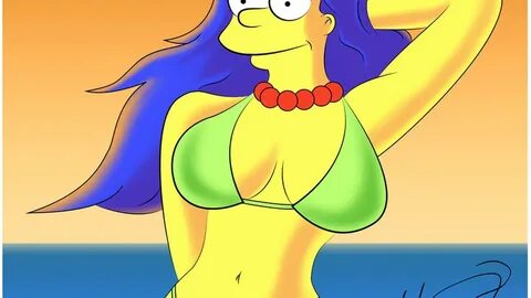 Speed Painting Marge Simpson - YouTube