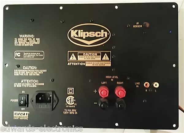 Klipsch RW12 Amp Repair Service - Diagnostic Fee - Potential