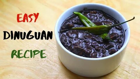 easy dinuguan recipe - YouTube