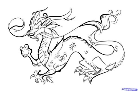 how to draw easy dragons step by step to Draw a Chinese Drag