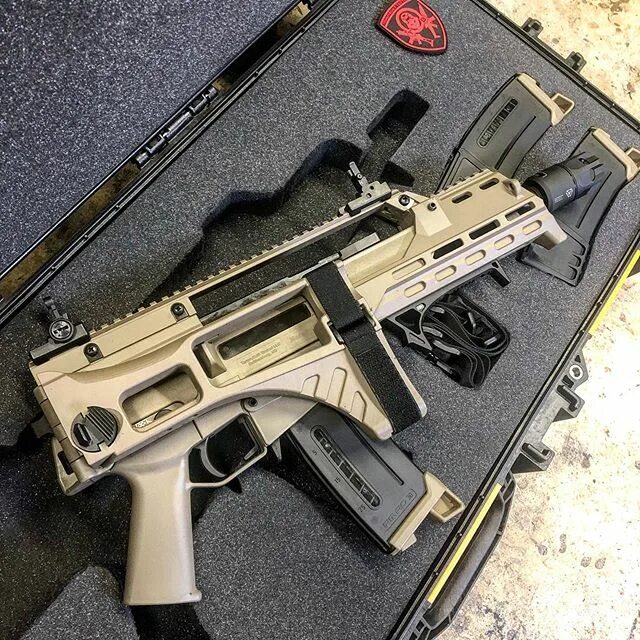 T36CP FDE Kit with our IDZ pistol brace and MP7 style handgaurd, Aluminum l...