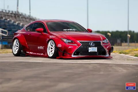 Slammed Lexus RC-F With a Rocket Bunny Wide Body Kit - CARiD