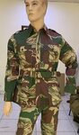 Belted Bush Jacket in Rhodesian Brushstroke camo What Price 