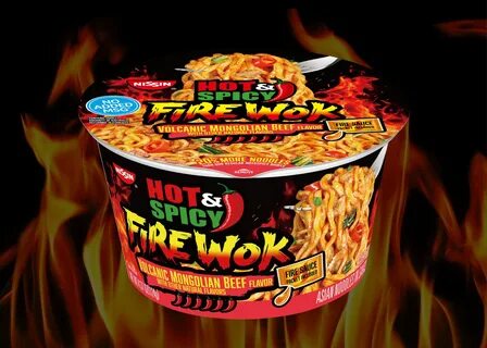 Nissin Foods Hot & Spicy FIRE WOK Volcanic Mongolian Beef sa