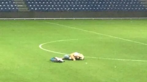 Sex on football pitch