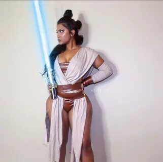 Lightsabers - Sexy Rey and her #Lightsaber cosplay.Model:... Facebook