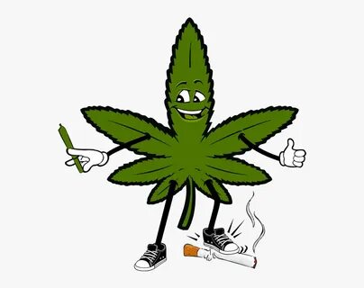 Marijuana Leaf Cartoon , Transparent Cartoons - Cartoon Weed