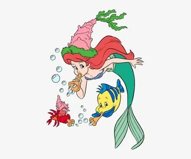 Minnie Mouse Clipart Mermaid - Disney Png New Year - 425x602