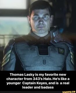 Thomas Lasky is my favorite new character from 343's Halo. H