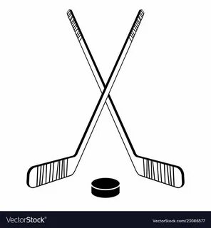 Two crossed hockey sticks vector image on Hockey stick, Hock