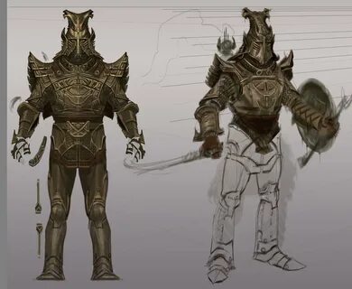 The Elder Scrolls V: Skyrim Dwemer Armor Rough Sketch